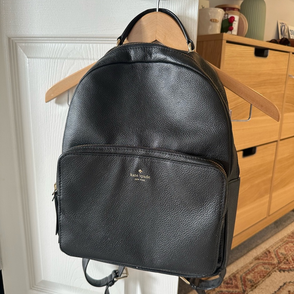 Kate Spade Classic Black Backpack - Picture 3 of 7